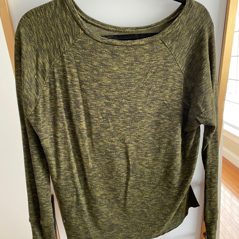American eagle soft olive top